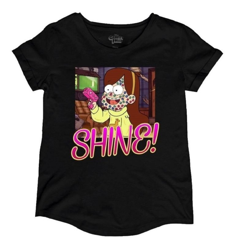 Playera Máscara De Látex Shine! Mujer