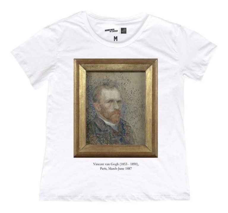 Playera Máscara De Látex Autorretrato Mujer