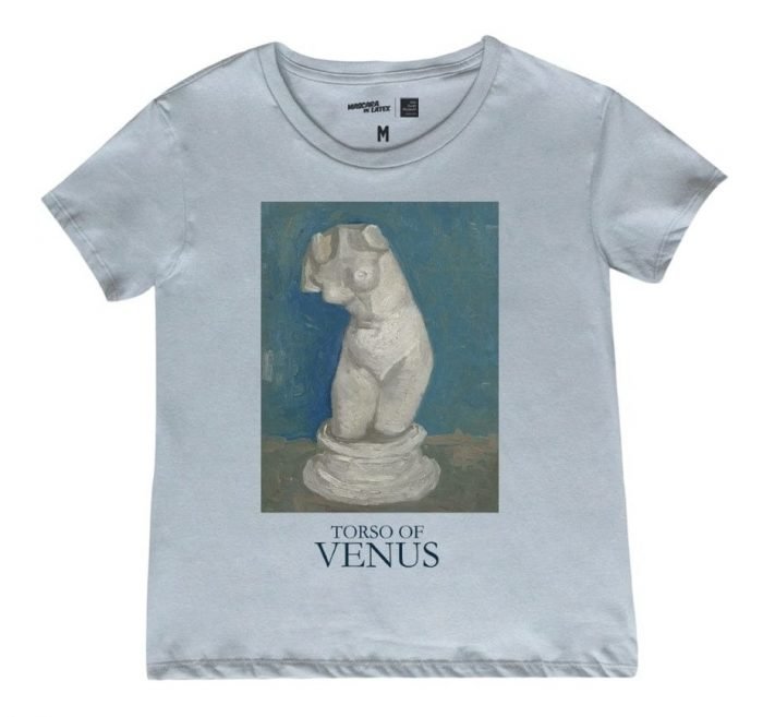 Playera Máscara De Látex Torso De Venus Mujer