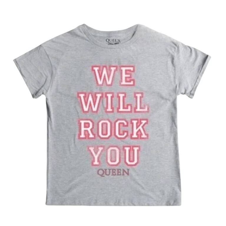 Playera Máscara De Látex We Will Rock You Mujer