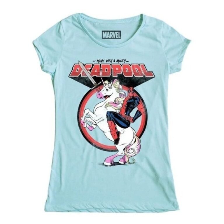 Playera Máscara De Látex Merc With A Unicorn Mujer