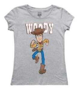 Playera Máscara De Látex Comisario Woody Mujer