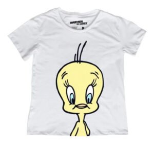 Playera Máscara De Látex Tweety Mujer