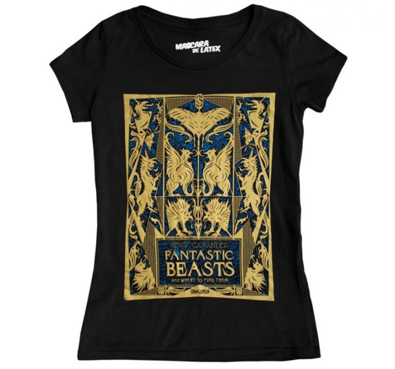 Playera Mascara De Latex Fantastic Beasts Mujer