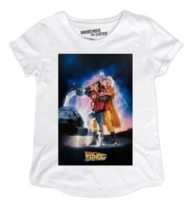 Playera Máscara De Látex Back To The Future Poster Mujer