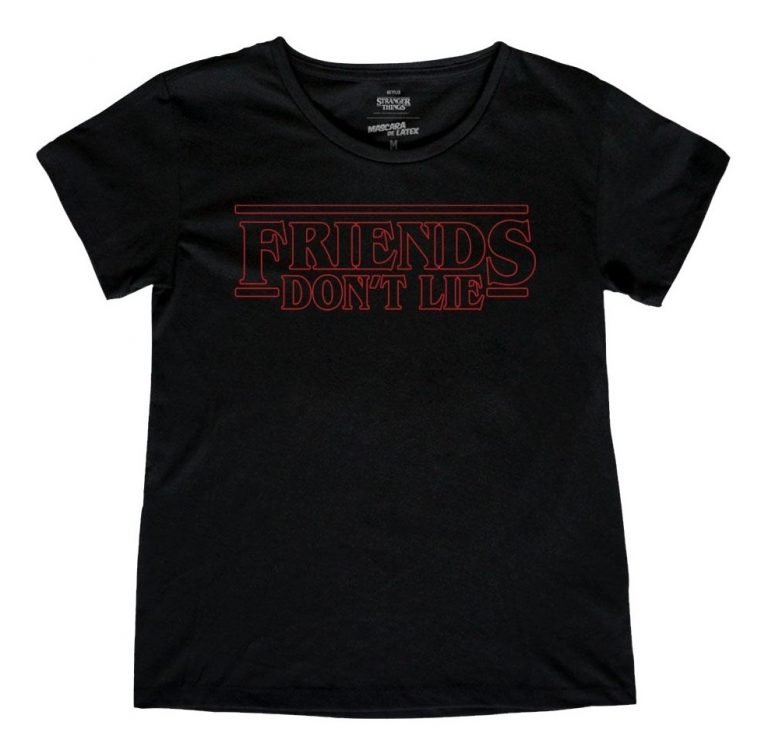 Playera Máscara De Látex Friends Don’t Lie Mujer