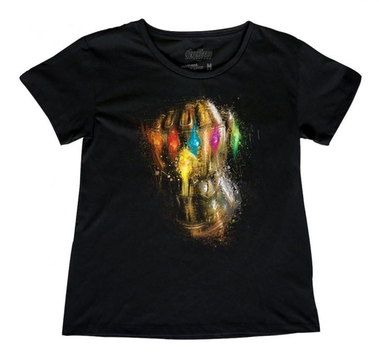 Playera Máscara De Látex Infinity Gauntlet Mujer