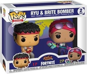 Funko Pop Games: Fortnite - Ryu & Brite Bomber 2 Pack