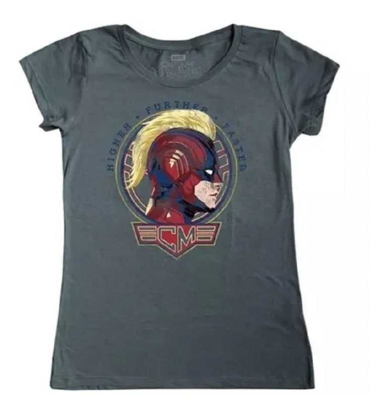 Playera Máscara De Látex Higher, Further, Faster Mujer