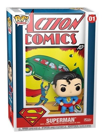 Funko Pop Comic Covers : Dc - Superman
