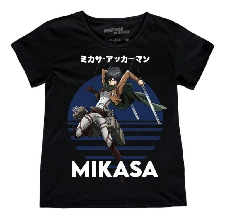 Playera Máscara De Látex Mikasa Mujer