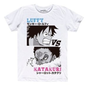 Playera Máscara de Látex Luffy Vs Katakuri Hombre