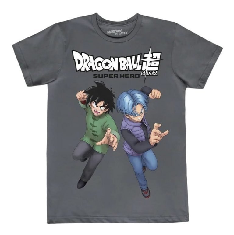 Playera Máscara De Látex  Goten Y Trunks Hombre/Mujer