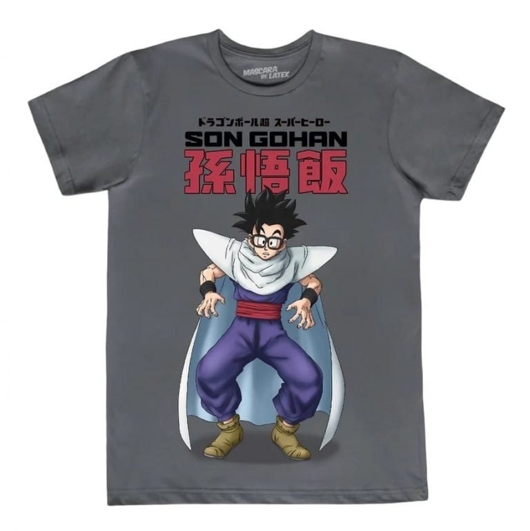 Playera Máscara De Látex Son Gohan Hombre/Mujer