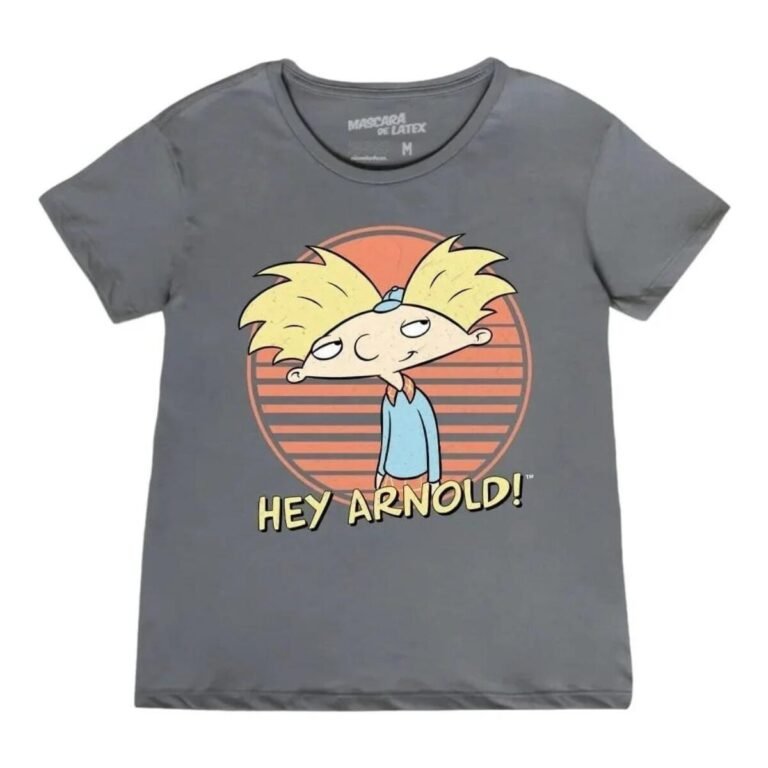 Playera Máscara De Látex Arnold Mujer