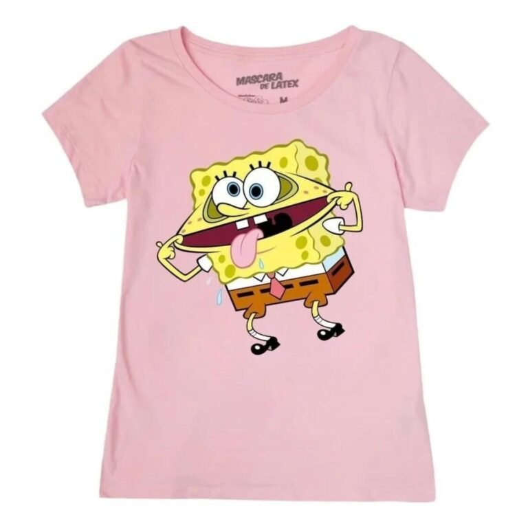 Playera Máscara De Látex Silly Bob Mujer