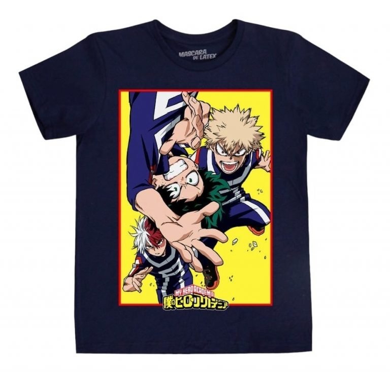 Playera Mascara De Látex Boku No Hero Hombre