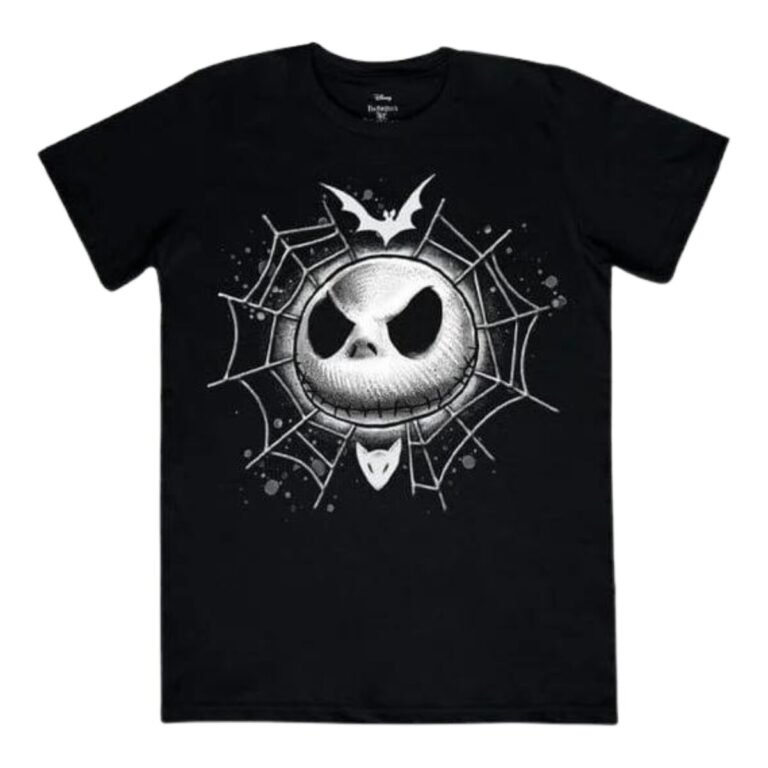 Playera Mascara De Látex Skellington Hombre