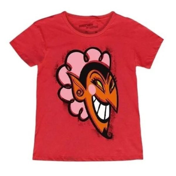 Playera Máscara De Látex Él Mujer