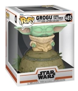 Funko Pop Deluxe: Mandalorian - Baby Yoda Grogu usando la Fuerza