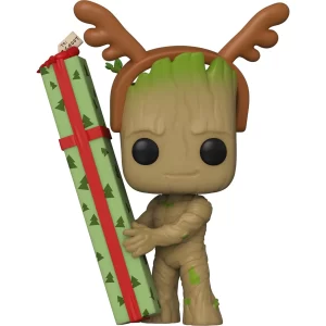 Funko Pop Marvel: Guardianes de la Galaxia Navidad - Groot