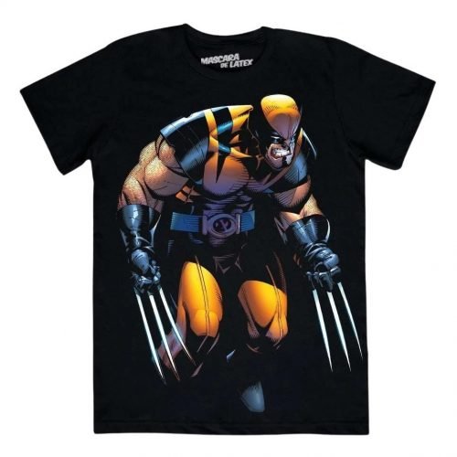 Playera Máscara De Látex Wolverine Hombre