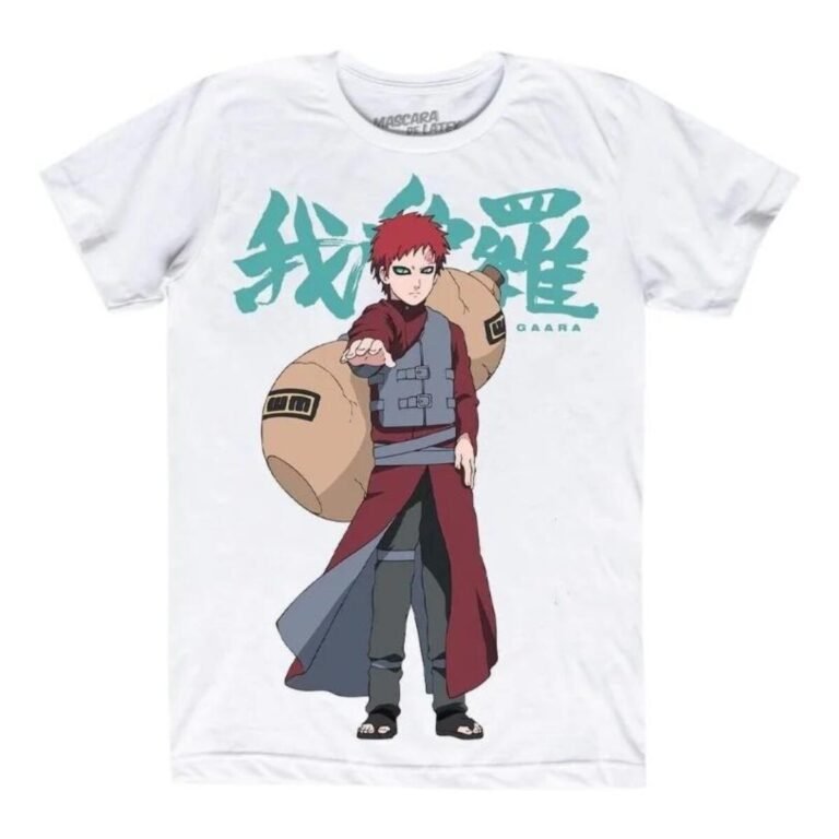 Playera Máscara De Látex Gaara Hombre