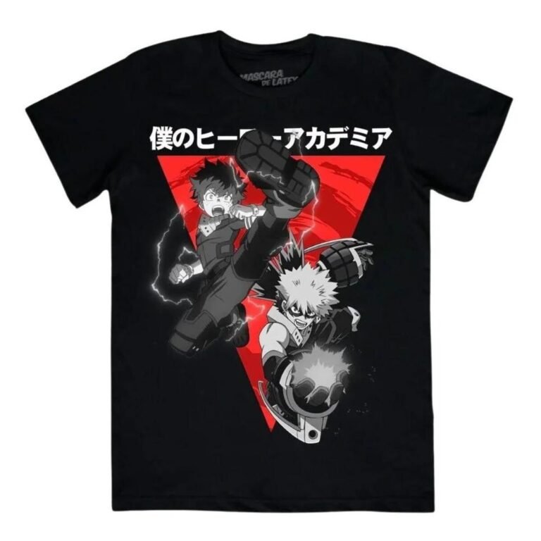 Playera Máscara De Látex Heroes Y Rivales Hombre