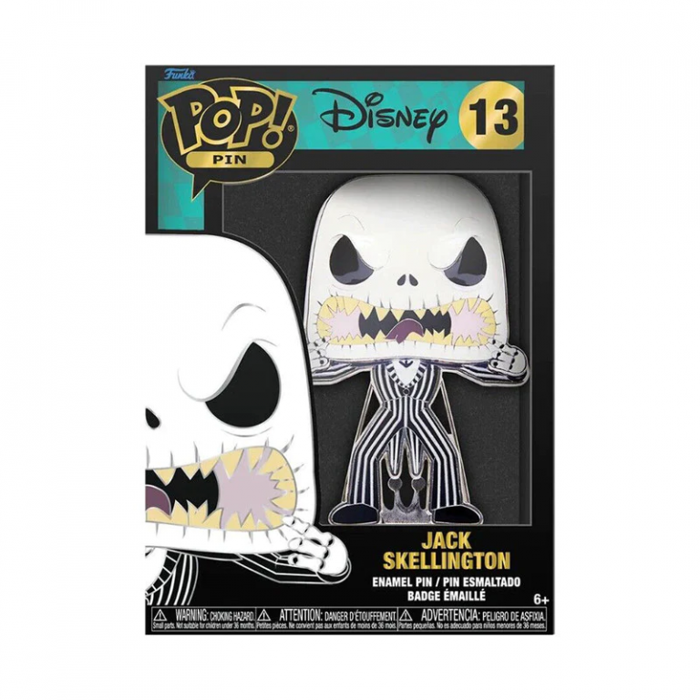 Funko Pop Pin: Mundo De Jack – Jack Skellington Esmaltado