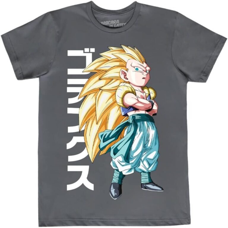 Playera Máscara De Látex Gotenks Ssj3 Hombre