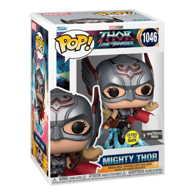 Funko Pop Marvel: Thor Love and Thunder – Mighty Thor Jane Glow