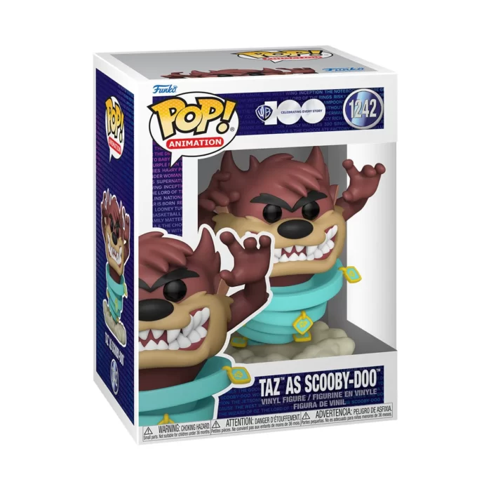Funko Pop Animation: Warner Bros 100 Aniv - Taz Como Scooby