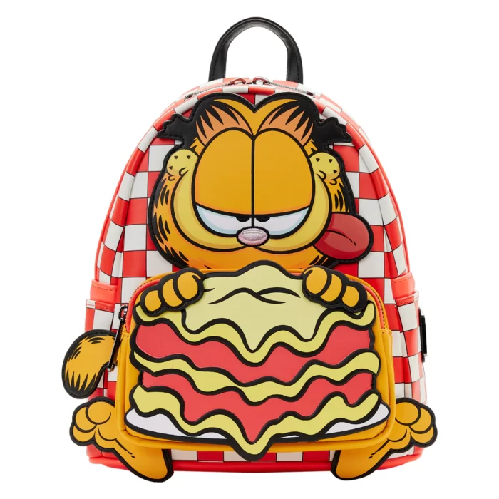 Loungefly X Nickelodeon: Garfield Con Lasagna Mini Mochila