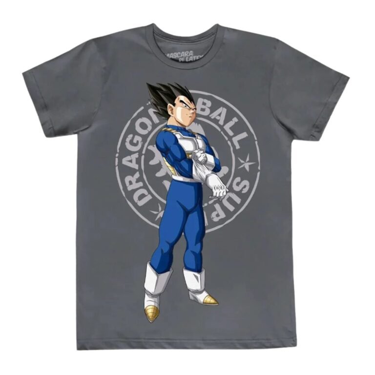 Playera Máscara De Látex Orgullo Saiyajin Hombre