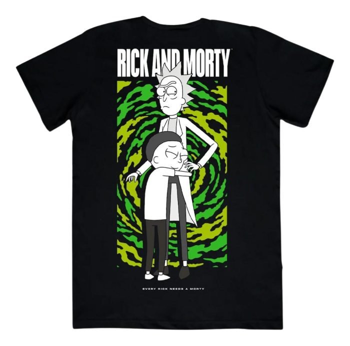 Playera M scara De L tex Rick Morty Hombre