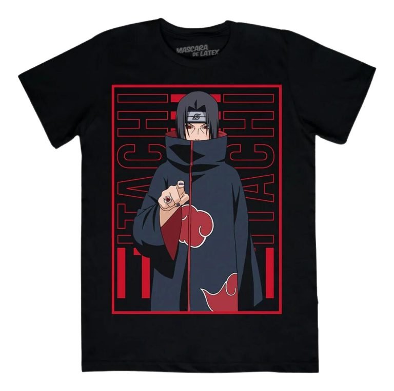 Playera Máscara De Látex Shinobi De Konohagakure Hombre