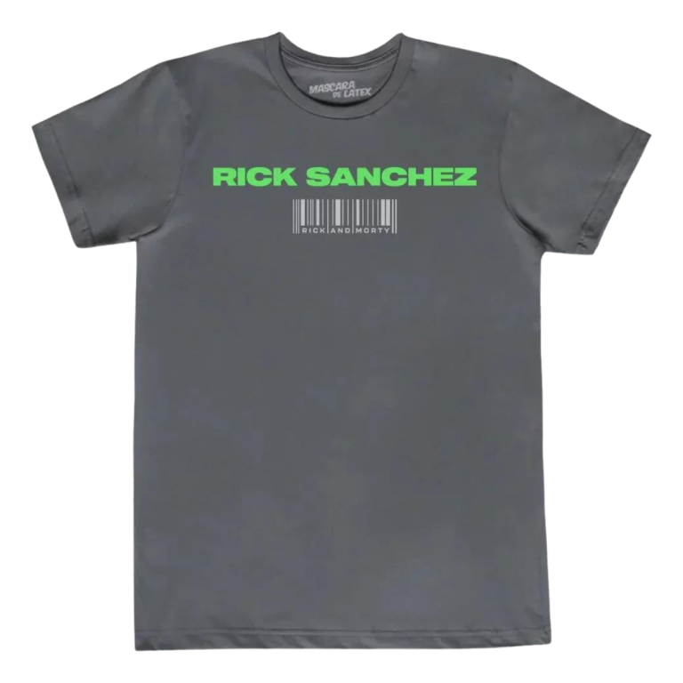 Playera Máscara De Látex Rick Sánchez Hombre