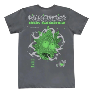 Playera Máscara De Látex Rick Sánchez Hombre