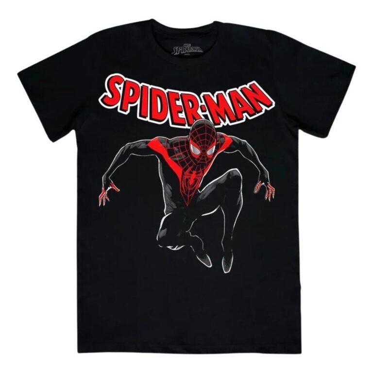 Playera Máscara De Látex Marvel Salto De Fe Hombre