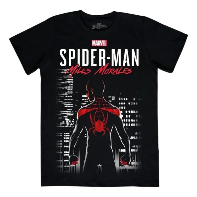 Playera Máscara De Látex Marvel’s Miles Morales Hombre