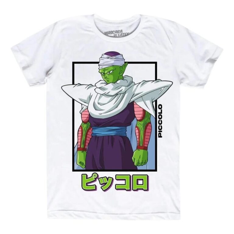 Playera Máscara De Látex Namekiano Hombre