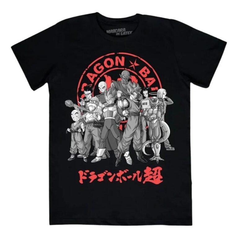 Playera Máscara De Látex Dragon Ball Super Hombre