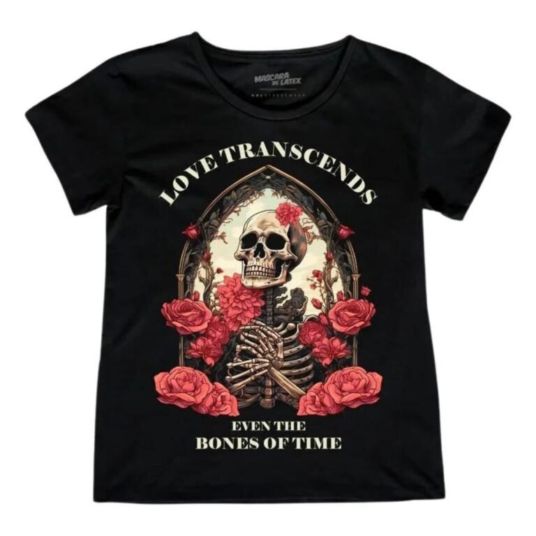 Playera Máscara De Látex Love Transcends Mujer