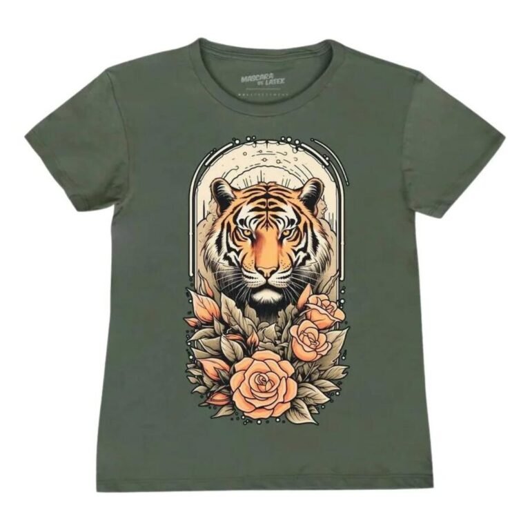 Playera Máscara De Látex Strenght & Courage Mujer
