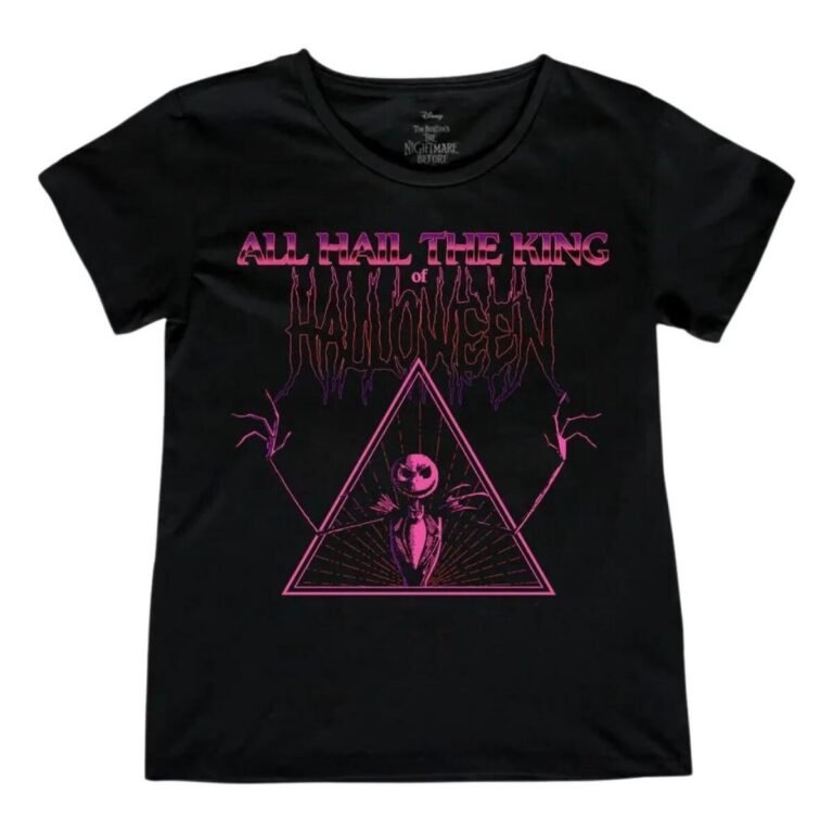 Playera Máscara De Látex The King Of Halloween Mujer