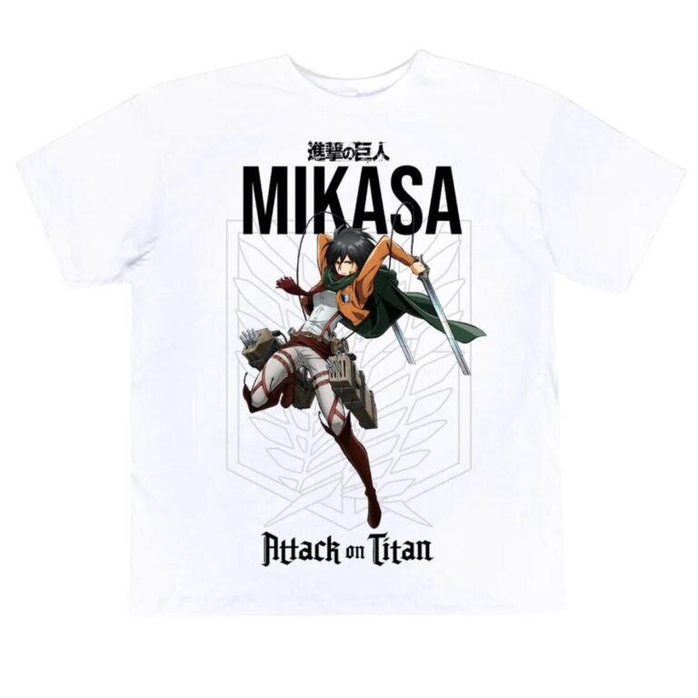 Playera Máscara De Látex Mikasa Ackerman Mujer