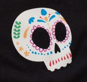 Playera Máscara De Látex Calaverita De Azúcar Mujer