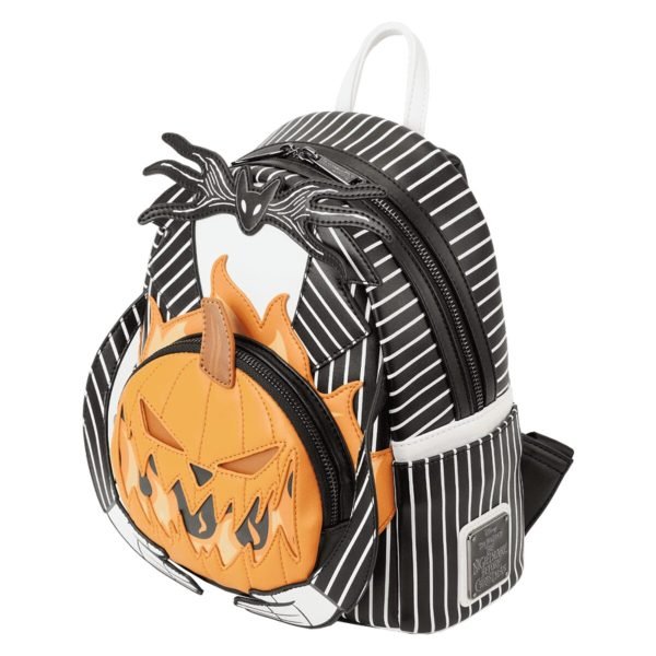 Loungefly NBC Jack Pumpkin Glow Head Mini Backpack