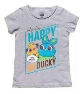 Playera Máscara De Látex Ducky And Bunny Mujer