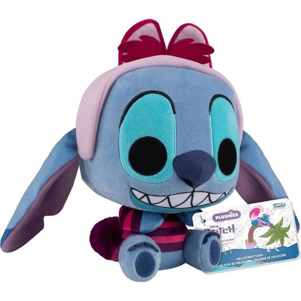 Funko Pop Plush: Disney Stitch In Costume - Stitch Como El Gato Sonriente